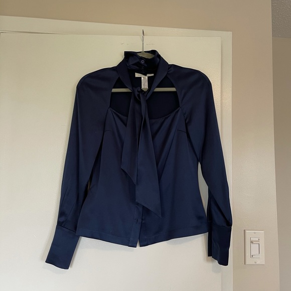 Fleur du Mal - silk size 0 top - Picture 1 of 3